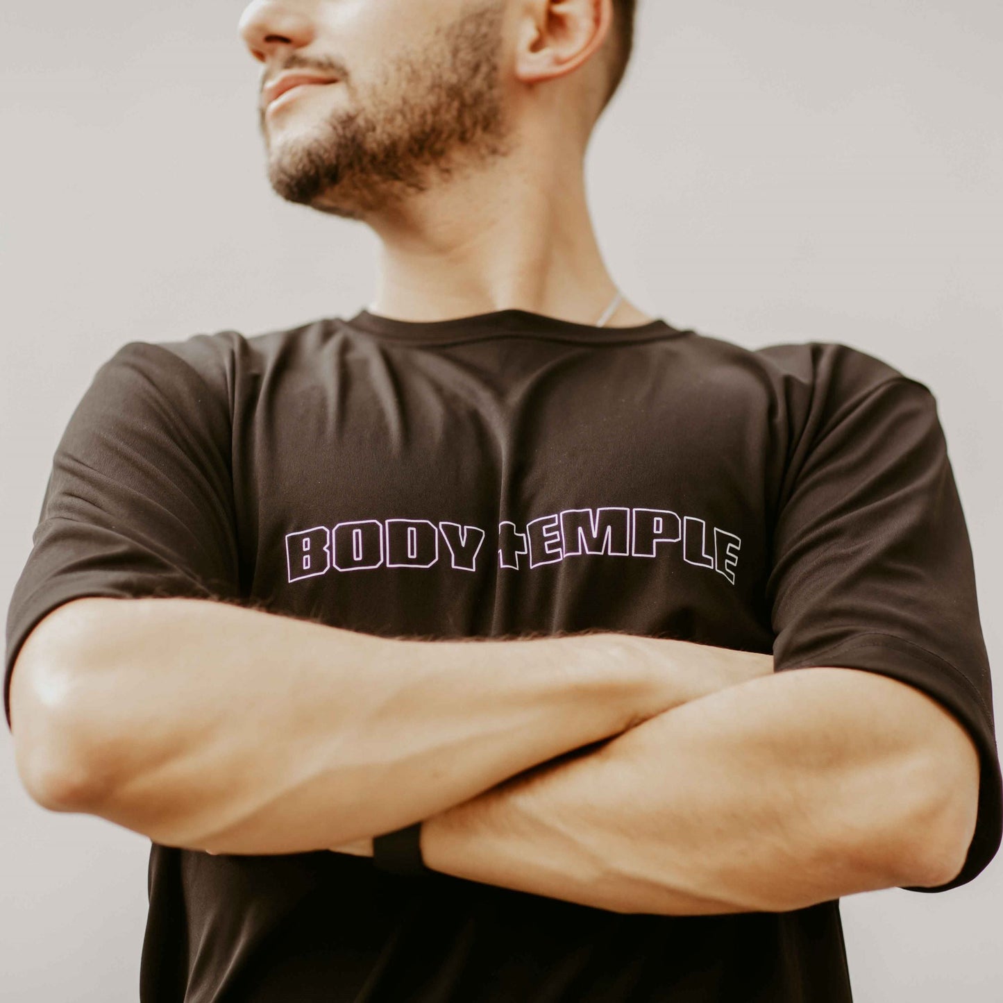 Black Unisex Moisture Wicking Tee