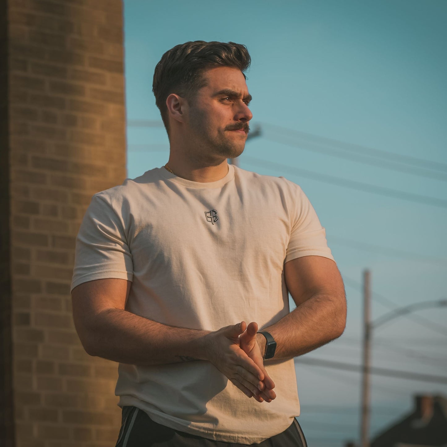 "Natural" (Light Tan) Build Spiritual Strength T-Shirt