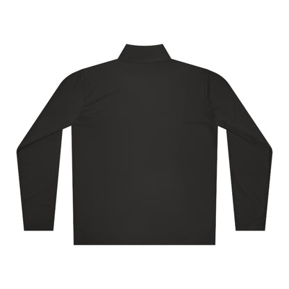 Black Unisex Quarter-Zip Pullover