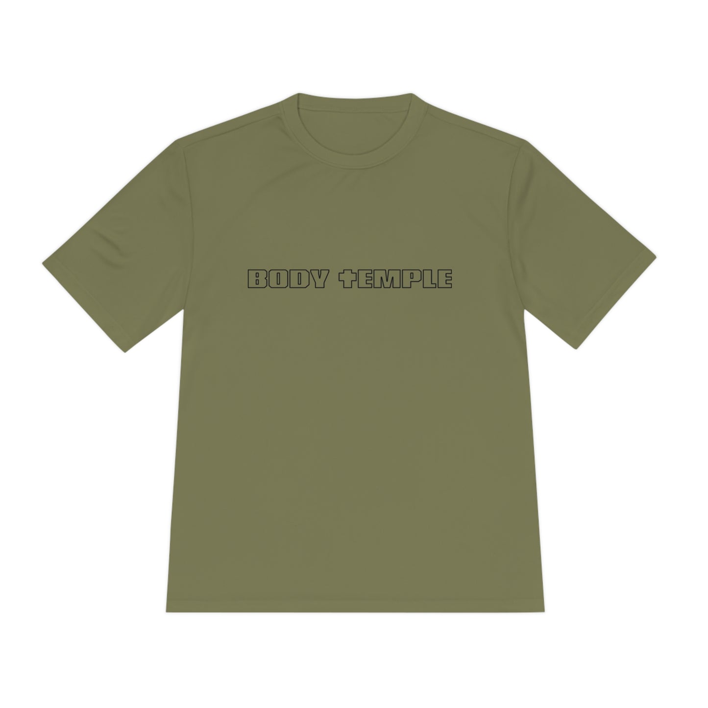 Dark Green Unisex Moisture Wicking Tee