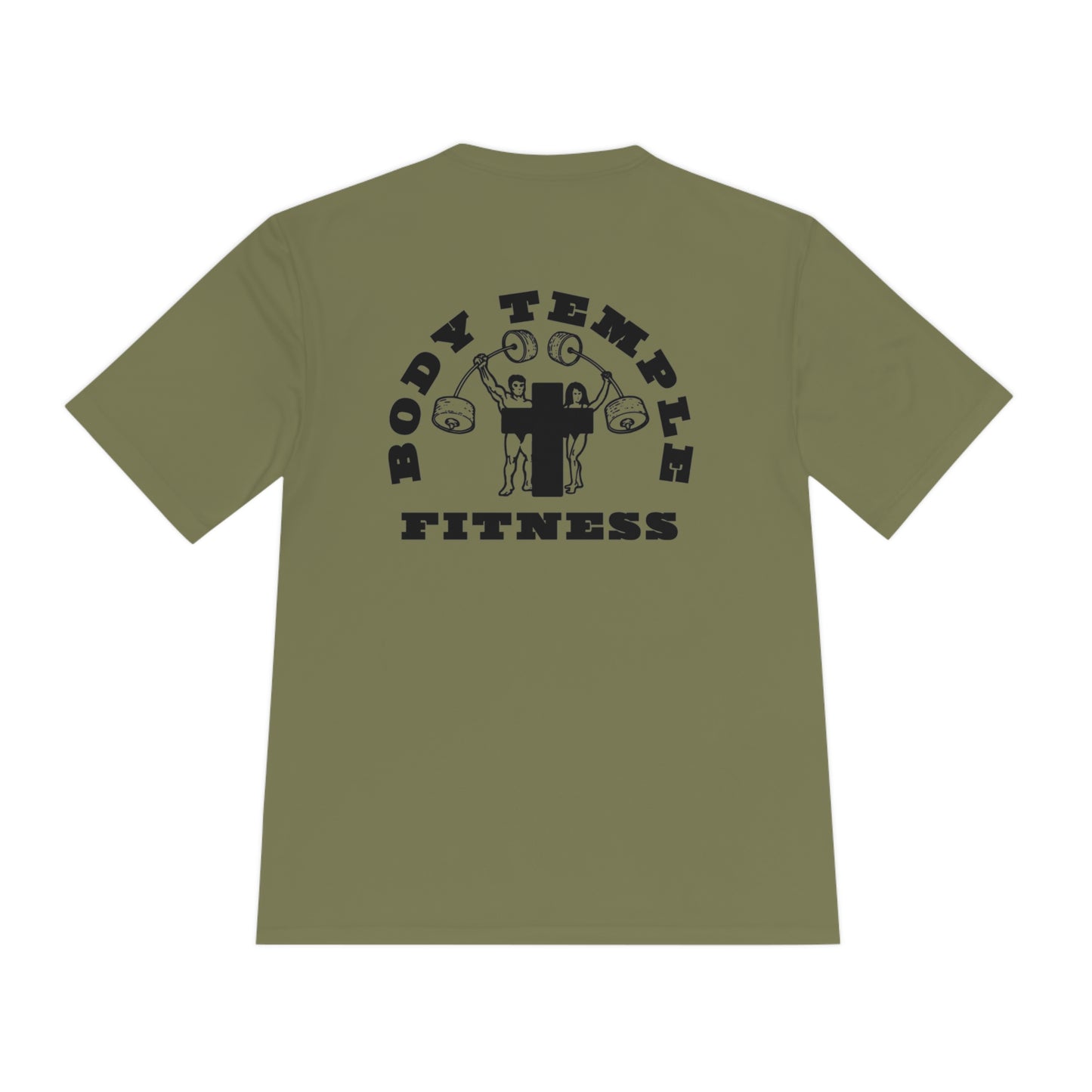 Dark Green Unisex Moisture Wicking Tee