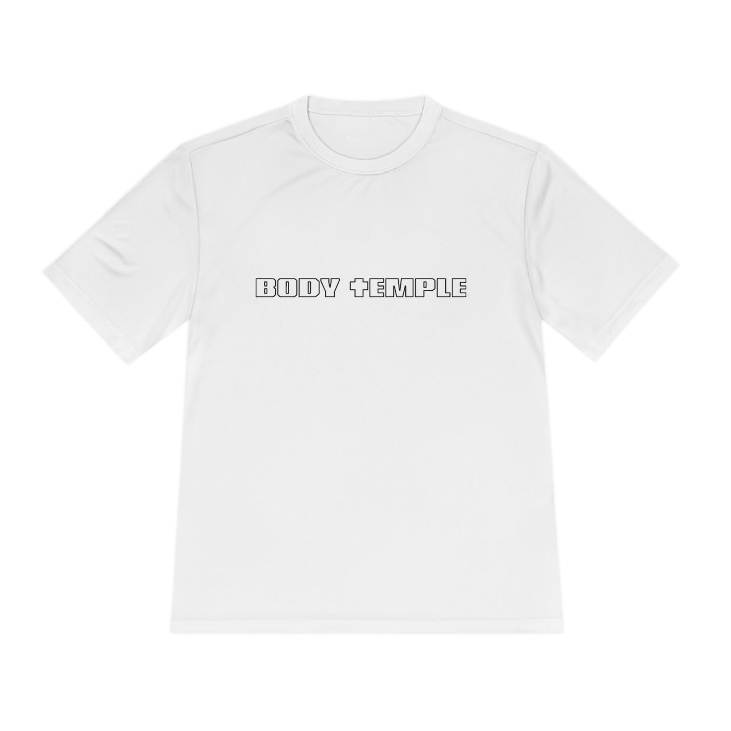 White Unisex Moisture Wicking Tee