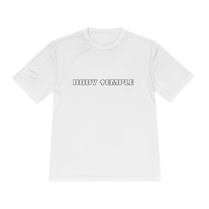 White Unisex Moisture Wicking Tee