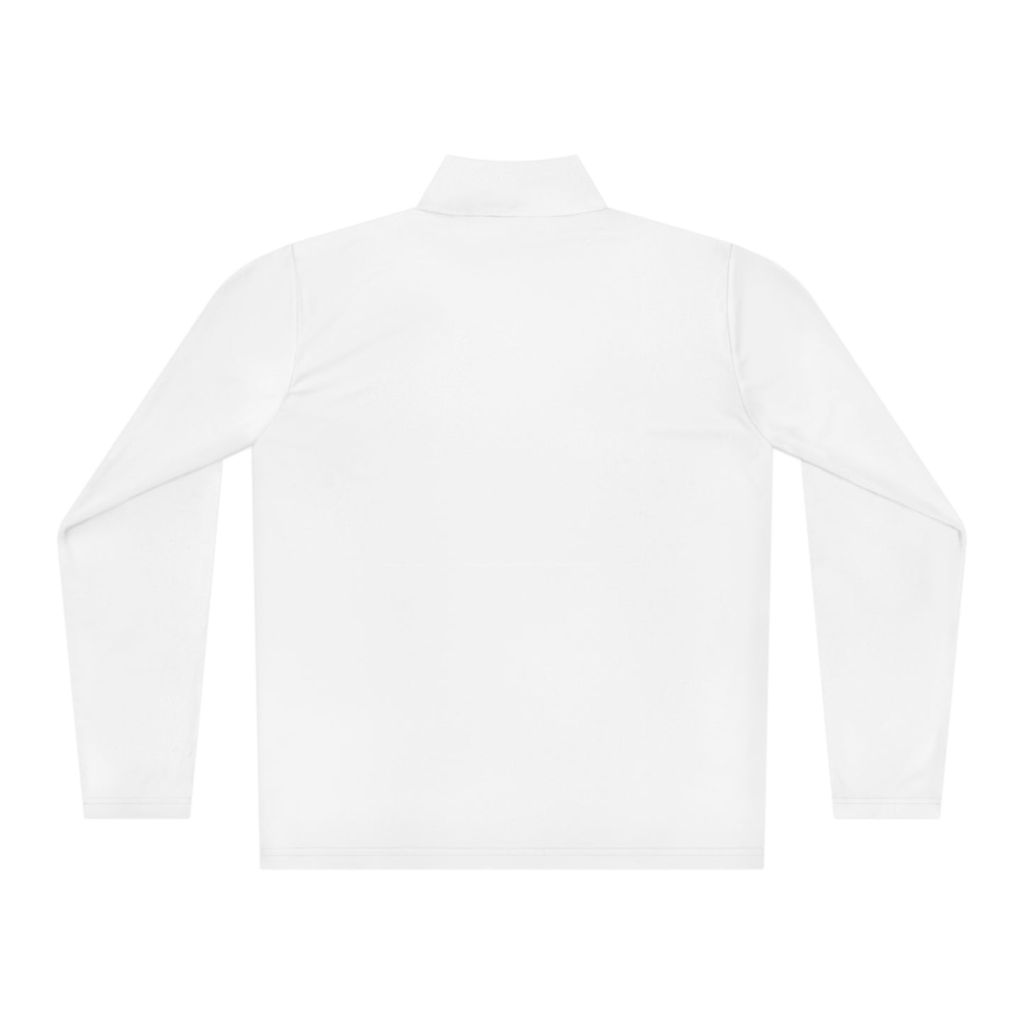 White Unisex Quarter-Zip Pullover