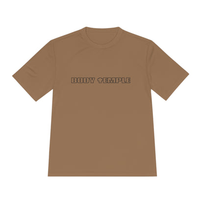 Brown Unisex Moisture Wicking Tee